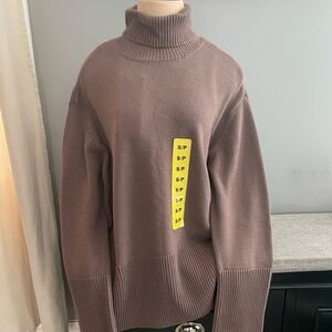 Brown GAP Turtleneck Sweater
